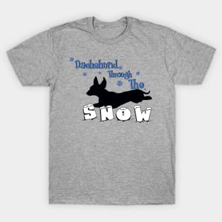 Dachshund Through The Snow T-Shirt